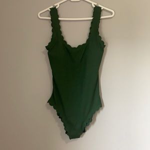 Scalloped Waffle One piece (long)